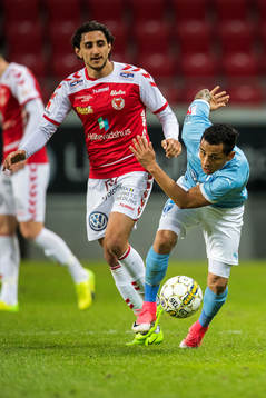 Kalmars Mahmoud Eid och Malmö FFs Yoshimar Yotún