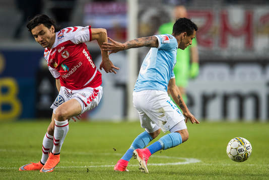 Kalmars Emin Nouri och Malmö FFs Yoshimar Yotún