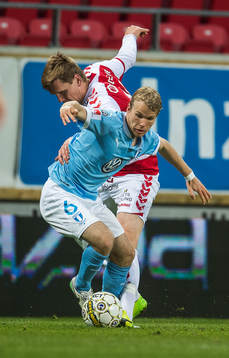 Malmö FFs Oscar Lewicki och Kalmars David Elm