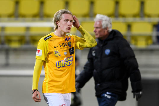 Falkenbergs Viktor Götesson deppar