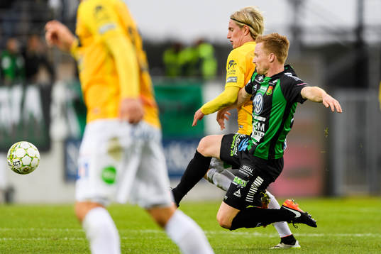 GAIS Dan Keat och Falkenbergs Viktor Götesson