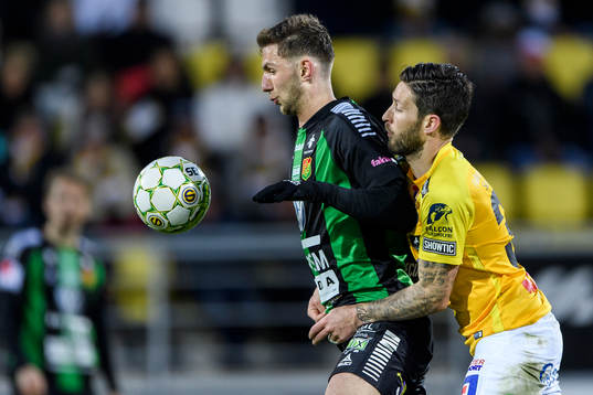 GAIS Alibek Aliev och Falkenbergs Tibor Joza