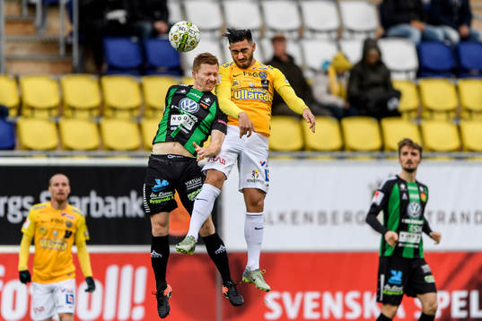 GAIS Dan Keat och Falkenbergs Amin Nazari