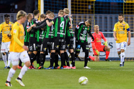 GAIS spelare jublar