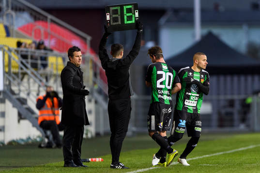 GAIS Dusan Djuric blir utbytt