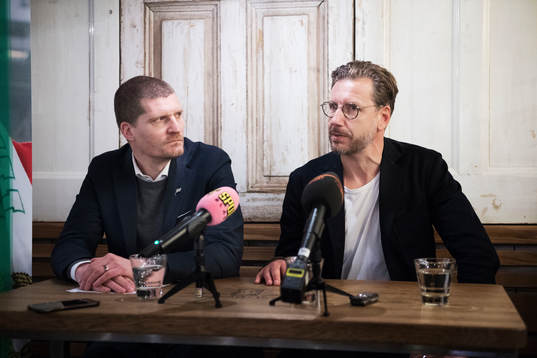 Hammarby Fotbolls ordförande Richard von Yxkull presenterar
