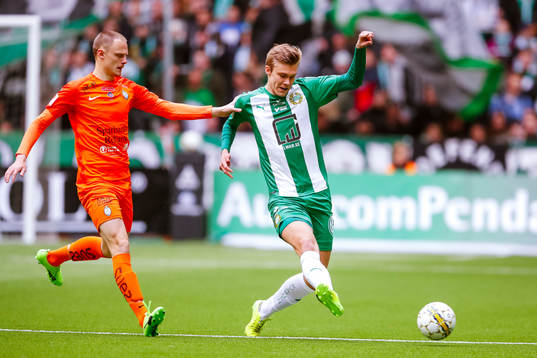 AFC Eskilstunas Simon Alexandersson och Hammarbys Marcus