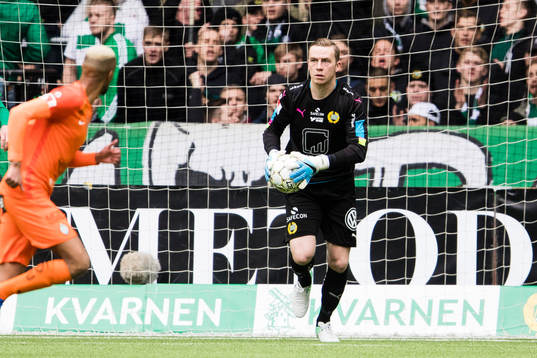 Hammarbys målvakt Ögmundur Kristinsson