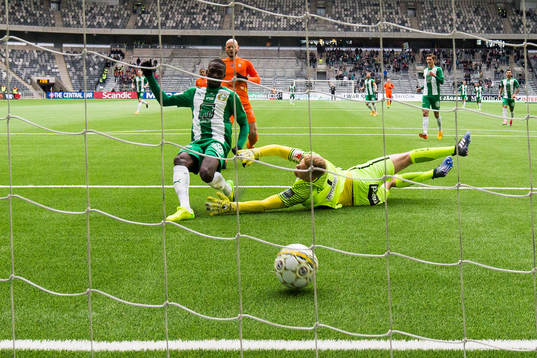 Hammarbys Pa Amat Dibba gör 2-0 bakom AFC Eskilstunas