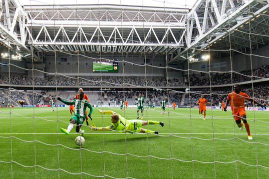 Hammarbys Pa Amat Dibba gör 2-0 bakom AFC Eskilstunas