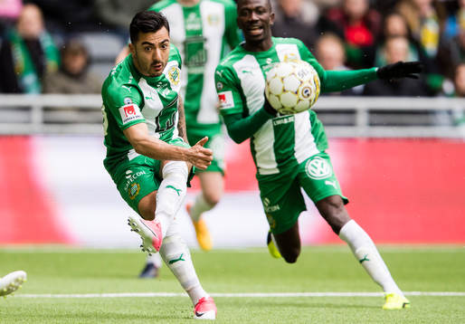 Hammarbys Jiloan Hamad med ett skott