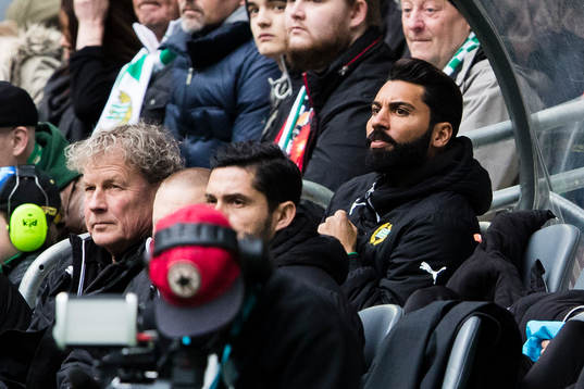 Hammarbys Stefan Batan på bänken