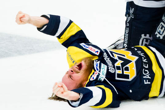 s Mattias Tedenby jublar
