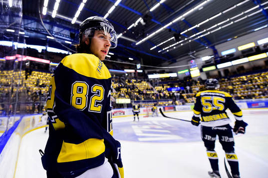 s Kevin Stenlund före final 7 i SM-slutspelet i ishockey
