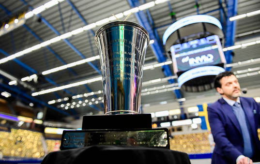 Le Mat före final 7 i SM-slutspelet i ishockey mellan HV71