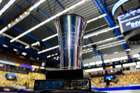 Le Mat före final 7 i SM-slutspelet i ishockey mellan HV71