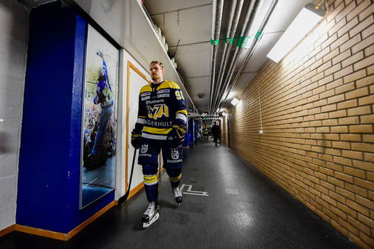 s Ted Brithén  före final 7 i SM-slutspelet i ishockey