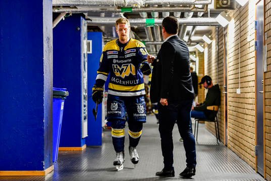 s Ted Brithén före  final 7 i SM-slutspelet i ishockey