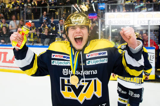 s Lias Andersson jublar