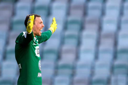 Östers målvakt Robin Malmkvist