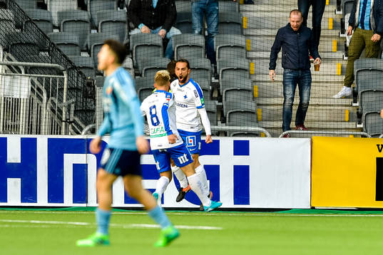 Norrköpings Christopher Telo jublar