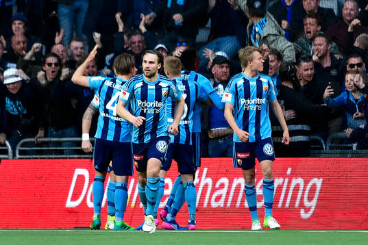 Djurgårdens Philana Tinotenda Kadewere jublar