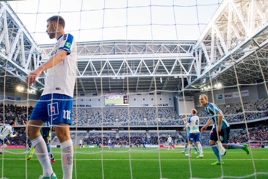 Djurgårdens Gustav Engvall  jublar