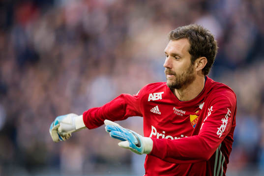 Djurgårdens målvakt Andreas Isaksson