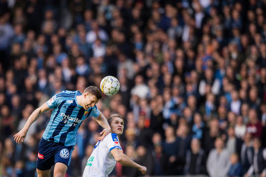 Djurgårdens Niklas Gunnarsson och Norrköpings Sebastian