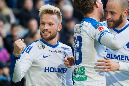 Norrköpings Gudmundur Thorarinsson, Nicklas Bärkroth och