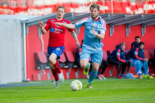 Helsingborgs Jesper Lange och Christoffer Wiktorsson