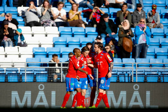 Helsingborgs Max Svensson  jublar
