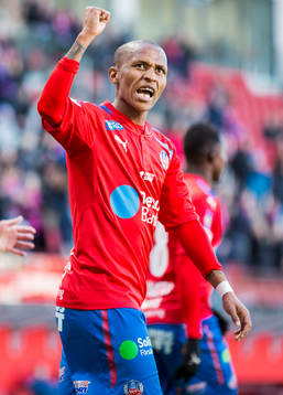 Helsingborgs Bradley Surprise Ralani jublar