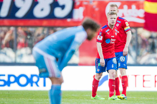 Helsingborgs Andreas Landgren och Peter Larsson
