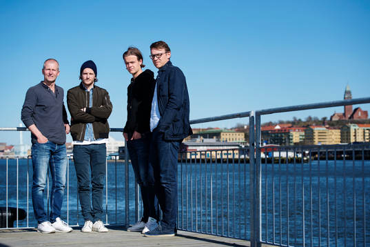 Peter och Erik Friberg samt August och Magnus Erlingmark