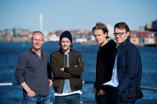 Peter och Erik Friberg samt August och Magnus Erlingmark