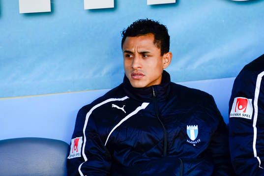 Malmö FFs Yoshimar Yotún på bänken före
