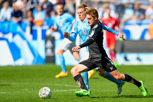 Malmö FFs Anders Christiansen och Örebros Johan