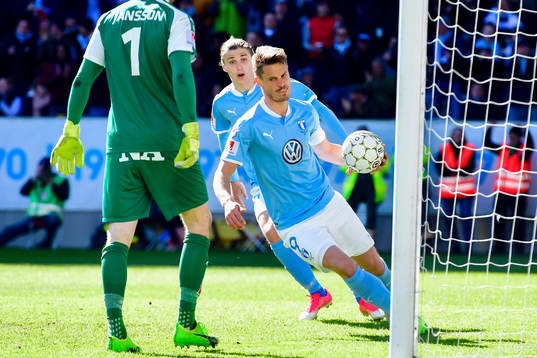 Malmö FFs Markus Rosenberg jublar