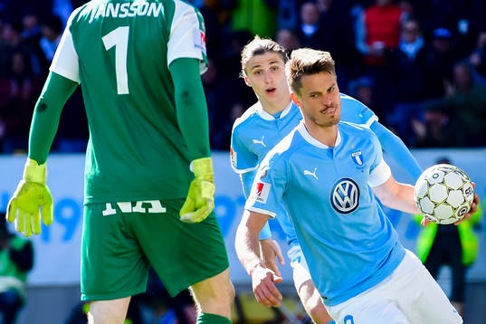 Malmö FFs Markus Rosenberg jublar