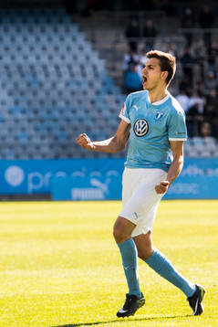Malmö FFs Alexander Jeremejeff jublar