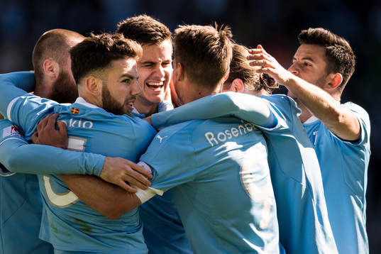 Malmö FFs Alexander Jeremejeff jublar