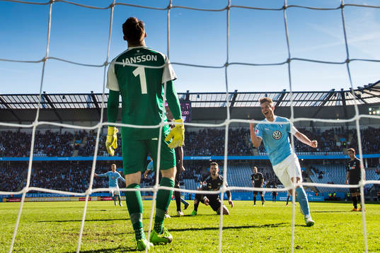 Malmö FFs Markus Rosenberg jublar