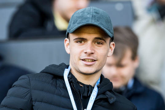 Malmö FFs Andreas Vindheim på läktaren
