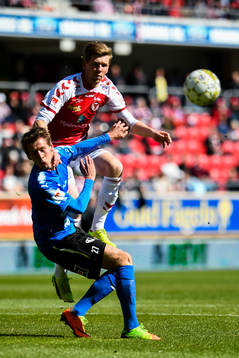 Kalmars David Elm och Halmstads Marcus Johansson