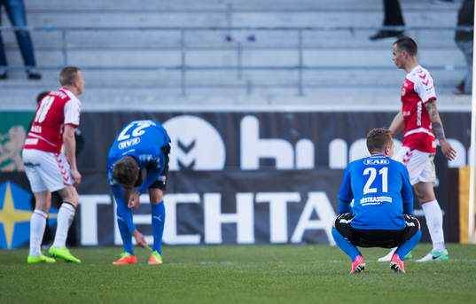 Halmstads Marcus Johansson och Andreas Bengtsson  deppar
