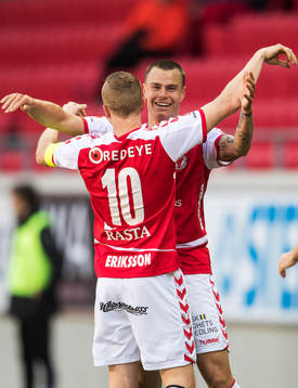Kalmars Melker Hallberg jublar