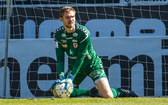 Kalmars målvakt Lucas Hägg-Johansson