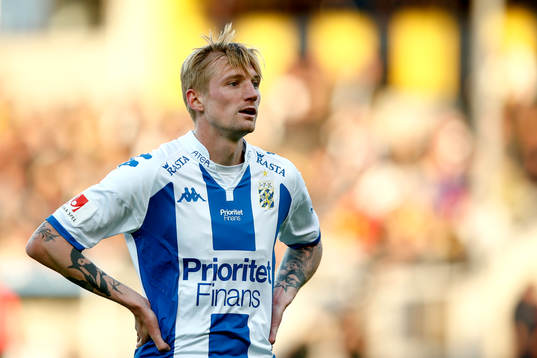IFK Göteborgs Sebastian Eriksson deppar