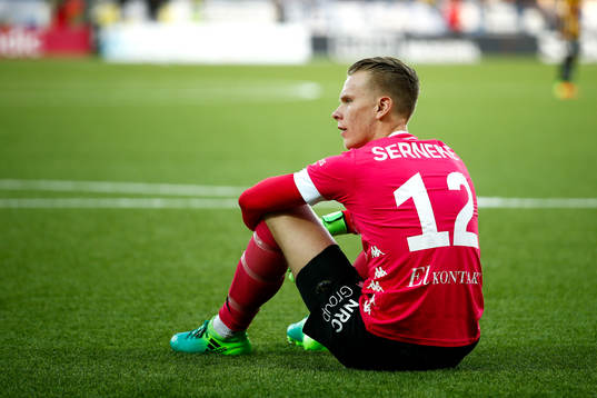 IFK Göteborgs målvakt Pontus Dahlberg deppar